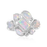 Bague en argent et Opale Welo