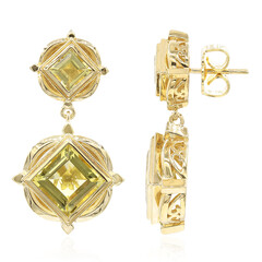 Boucles d'oreilles en argent et Quartz de l'Ouro Verde (Memories by Vincent)