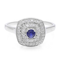 Bague en argent et Saphir de Kanchanaburi