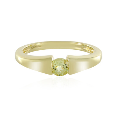 Bague en argent et Quartz de l'Ouro Verde