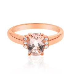 Bague en or et Morganite AAA