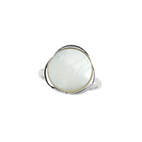 Bague en argent et Nacre