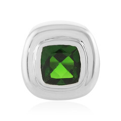 Pendentif en argent et Diopside de Russie