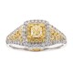 Bague en or et Diamant SI2 jaune (CIRARI)