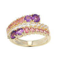 Bague en argent et Améthyste de Zambie (Adela Silber)