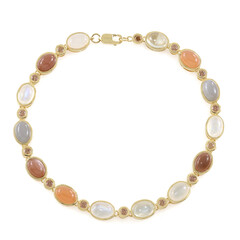 Bracelet en argent et Pierre de Lune blanche (KM by Juwelo)