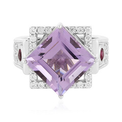 Bague en argent et Améthyste Rose de France (Memories by Vincent)