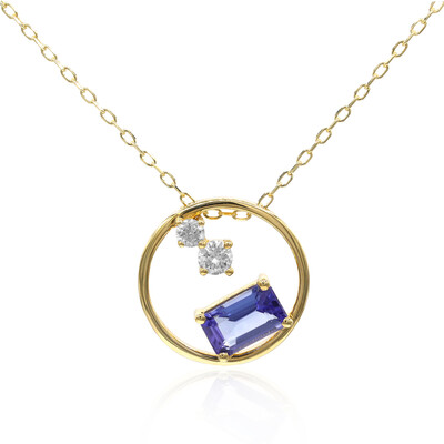 Collier en or et Tanzanite AAA (CIRARI)