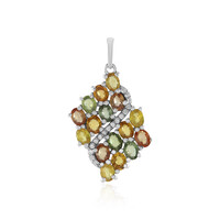 Pendentif en argent et Saphir