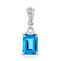 Pendentif en argent et Topaze de Marambaia