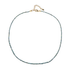 Collier en argent et Diamant bleu