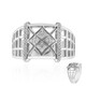 Bague en argent et Zircon (Remy Rotenier)