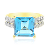 Bague en or et Topaze de Marambaia