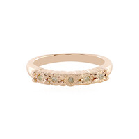 Bague en argent et Diamant PK (J)