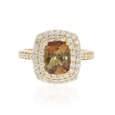 Bague en or et Andalousite
