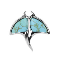 Pendentif en argent et Turquoise