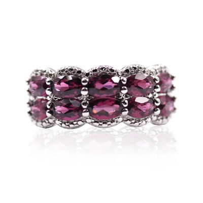Bague en argent et Grenat de Tocantin