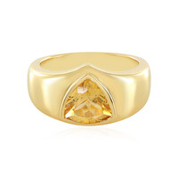 Bague en argent et Citrine