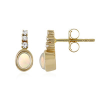 Boucles d'oreilles en or et Opale Welo