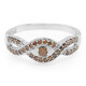 Bague en argent et Diamant fantaisie