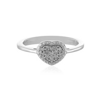 Bague en argent et Diamant I2 (I)