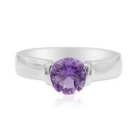 Bague en argent et Améthyste