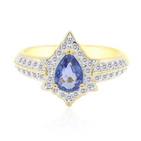 Bague en or et Saphir de Ceylan