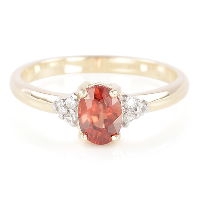 Bague en or et Zircon orange de Mashawa