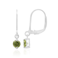 Boucles d'oreilles en argent et Péridot