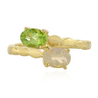 Bague en argent et Péridot