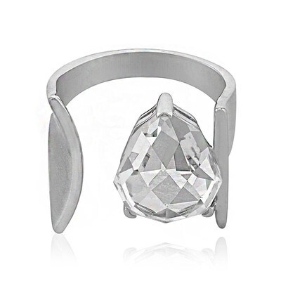 Bague en argent et Quartz blanc (TPC)