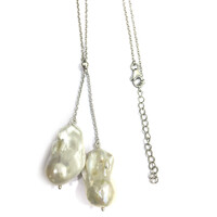 Collier en argent et Perle de culture d'eau douce
