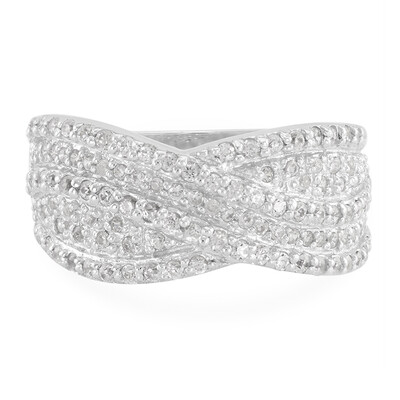 Bague en argent et Zircon