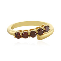 Bague en argent et Diamant rouge I3