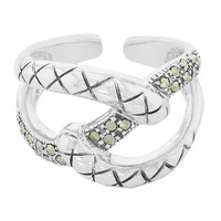 Bague en argent et Marcassite