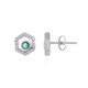 Boucles d'oreilles en argent et Opale Mezezo