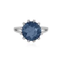 Bague en argent et Fluorite à couleur changeante