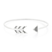 Bracelet en argent et Spinelle noir
