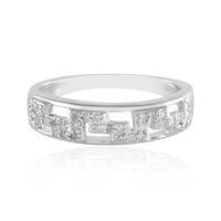 Bague en argent et Diamant I2 (I)