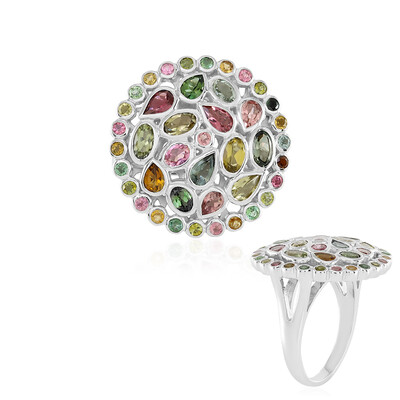 Bague en argent et Tourmaline