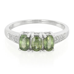 Bague en argent et Saphir du Mozambique