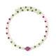 Bracelet en acier et Rubis du Mozambique (Riya)