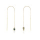 Boucles d'oreilles en or et Aigue-marine du Brésil (CUSTODANA)