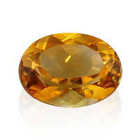  Citrine mandarine (gemme et boîte de collection)
