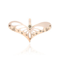 Pendentif en or et Diamant rose de France SI1 d'Argyle 