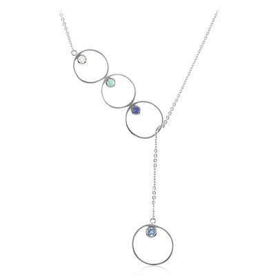 Collier en argent et Aigue-Marine Santa Maria