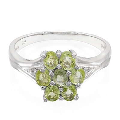 Bague en argent et Tourmaline Paraïba