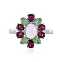 Bague en argent et Opale Welo