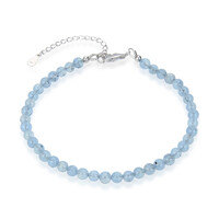 Bracelet en argent et Aigue-marine