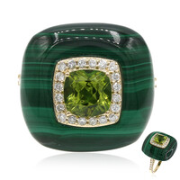 Bague en or et Malachite (Smithsonian)